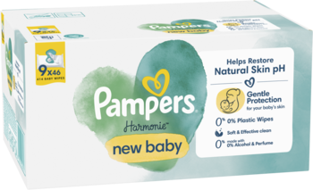 PAMPERS Harmonie New Baby,chusteczki nawilżane,kompozycja-2