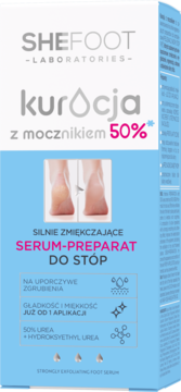 SHEFOOT LABORATORIES ,kuracja - serum do stóp z mocznikiem 50%, silnie złuszczające,kompozycja-1