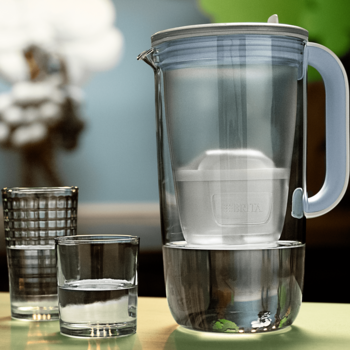 BRITA Glass ,dzbanek filtrujący do wody + wkład Maxtra Pro Pure Performance, Szklany, 2,5l;,kompozycja-1