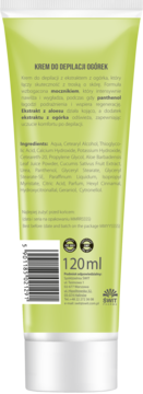 DAYS COSMETICS ,krem do depilacji skóry wrażliwej, Ogórek,kompozycja-1