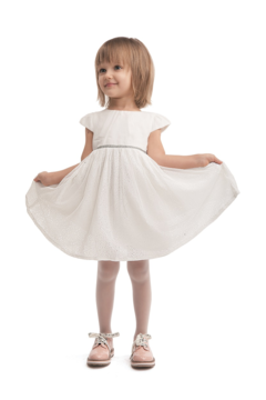 KNITTEX Kids ,rajstopy, 20 den, Alunia, Bianco, rozm. 116-122,kompozycja-1