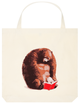 GREEN BAG ,torba bawełniana z nadrukiem, wym. 54x55x10cm, różne wzory,kompozycja-1