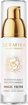 DERMIKA Luxury Ceramides ,baza pod makijaż, rozświetlająca z ceramidami,kompozycja-1