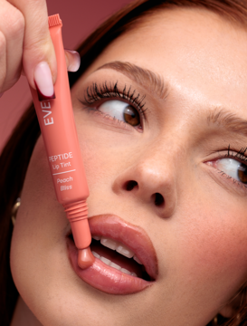 EVERYBODY LONDON Peptide ,tint do ust, Peach Bliss,kompozycja-1