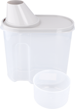 ELOY ,pojemnik na karmę dla zwierząt, Szary, 1,6l,kompozycja-1