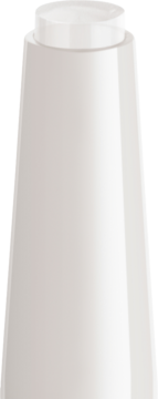 Biały błyszczący balsam w sztyfcie NYX Minecraft Fat Oil Stick Click Hunk City, z przezroczystą nakrętką.