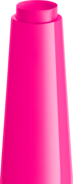 Różowy, błyszczący balsam NYX Minecraft Movie Fat Oil Stick w odcieniu Cherry Grove Girlie, pionowo.