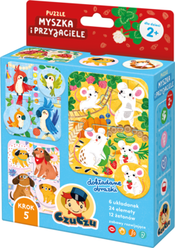 CZUCZU ,puzzle, Myszka i przyjaciele, 2+,kompozycja-1
