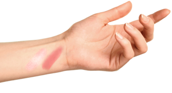 FACEBOOM Make-Up ,róż do policzków i rozświetlacz,, 2w1, nr 02 Pink,kompozycja-1