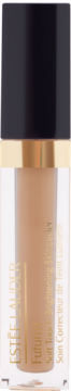 Estée Lauder Futurist Soft Touch Brightening Skincealer w tubce, jasnobrązowy korektor z czarną zakrętką, widok z przodu.