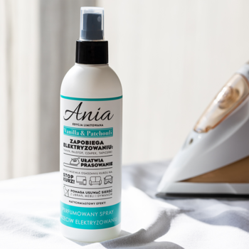 ANIA ,spray przeciw elektryzowaniu, Vanilla & Patchouli,kompozycja-1