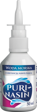 PURI-NASIN ,spray do nosa, woda morska z substancją nawilżającą, ok. 500 dawek,kompozycja-1
