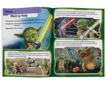 AMEET LEGO Star Wars,zadania, komiksy, minifigurka, Mistrz Yoda,kompozycja-1