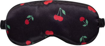 EWA SCHMITT Cute Fruits ,opaska na oczy, zaciemniająca, Czarna,kompozycja-1