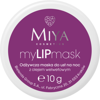 MIYA COSMETICS myLIPmask ,maska do ust, odżywcza, na noc,kompozycja-1
