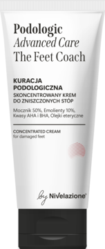 PODOLOGIC BY NIVELAZIONE Advanced Care ,krem do stóp, zniszczonych, skoncentrowany, Kuracja podologiczna,,kompozycja-1