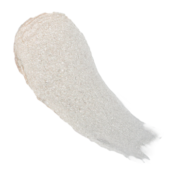 J.Cat Beauty Shimmie Struck Shadow Stick Sparkling Pebbles, kremowy cień rozświetlający, swatch o perłowym połysku.