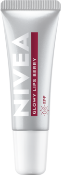 NIVEA Glowy Lips ,balsam do ust, SPF 30, Berry,kompozycja-1