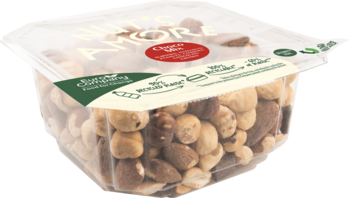 NUT'S AMORE ,mieszanka prażonych orzechów z gorzką czekoladą, Choco mix,kompozycja-1