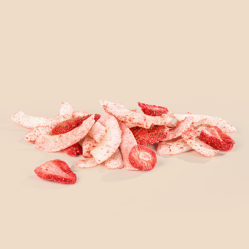 FARMER'S SNACK ,chipsy kokosowe, z Truskawkami,kompozycja-1