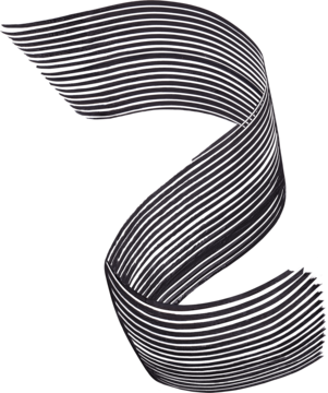 Zbliżenie czarnego, gęstego włosia spiralnej szczoteczki 2w1 tuszu Bourjois Twist, Lift & Freeze Mascara.