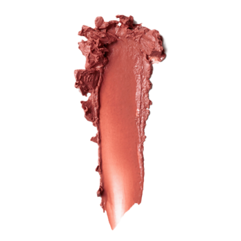 Swatch pomadki Everybody London Plumping Lipstick, odcień Cinnamon Nude, kremowa tekstura, efekt nawilżający.