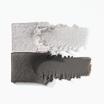 Catrice Diamond Treasures Smokey Diamond: podwójny cień kremowo-pudrowy, jasny połysk i ciemna matowa baza.