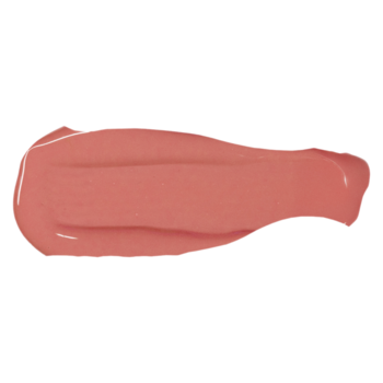 Tuli Labs Essential nawilżający olejek do ust Lovely Girl, różowo-brzoskwiniowy błyszczący swatch.