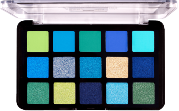 J.CAT BEAUTY Dia & Noche ,paleta cieni do powiek, nr 104 Around The Clock,kompozycja-1