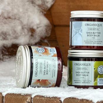ORGANIQUE Care Ritual ,balsam do ciała, z masłem Shea, Magnolia,kompozycja-1