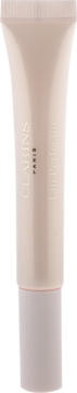 Jasnoróżowy błyszczyk Clarins Lip Perfector w tubce, widok z przodu. Widoczne napisy: CLARINS PARIS i Lip Perfector.
