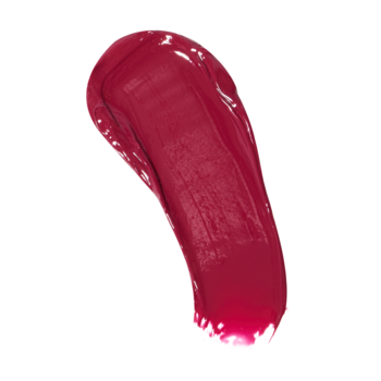 Różowy błyszczyk Revolution Pout Lip Gloss Stick Sour Berry, gęsty, błyszczący smug na białym tle.