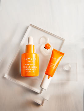 LUMENE Valo Nordic-C,serum pod oczy, rozświetlające,kompozycja-1