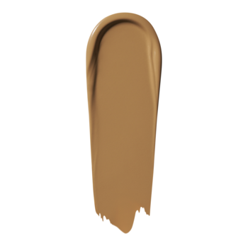 Pionowa smuga nawilżającego podkładu e.l.f. Soft Glam w odcieniu Tan Neutral o satynowym wykończeniu.