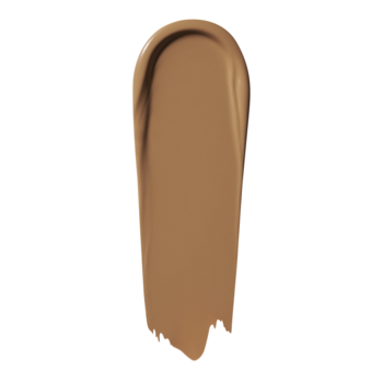 Podkład e.l.f. Soft Glam Tan Cool. Smuga nawilżającego, płynnego podkładu w ciepłym odcieniu brązu.