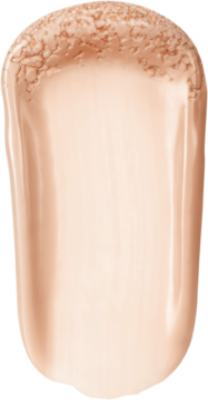 MAX FACTOR Miracle Pure Hydratint Essence 3-light: jasnobeżowy, lśniący swatch o kremowej, lekko teksturowanej górnej krawędzi.