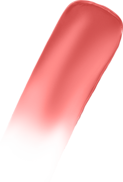 Max Factor Mellow Blur pomadka Peach Blush, kremowa, wygładzająca, widok z bliska na rozmyty efekt.