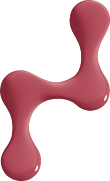 NYX Gum Drop Gloss Cranberry Splash, błyszcząca, żurawinowa kropla błyszczyka do ust na gładkim białym tle.