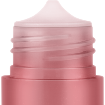 Aplikator płynnego różu Catrice Soft Embrace Rosy Glow z gwintem, jasnoróżowa końcówka dozująca.