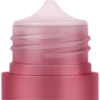 Zbliżenie na aplikator płynnego różu Catrice Soft Embrace Mulberry Glow, widoczne gwinty i biała końcówka.