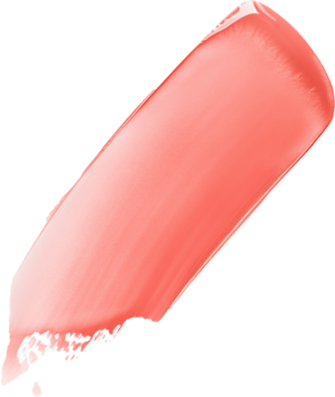 Rimmel Jelly Crush tint: soczysty, koralowy żelowy tint do ust i policzków, widok w postaci próbki.