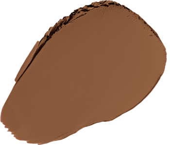 Próbka brązowego bronzera/cienia do powiek o musowej, kremowo-pudrowej konsystencji. Miękko matowe wykończenie.