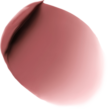 Bourjois Cloud Crème, matowa pomadka w płynie I Love Mocha. Zbliżenie na beżowo-brązową smugę matowego koloru.