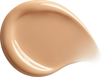 Smuga jasnobeżowego podkładu Bourjois Healthy Mix, kremowy, nawilżający, dla zdrowego wyglądu, średnie krycie.