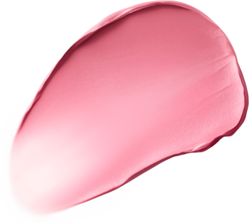 Róż do policzków i ust w kremie, satynowy różowy kolor na gładkim tle, ukazujący kremową teksturę.