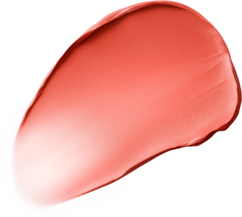 Smuga kremowego różu do policzków i ust Bourjois Little Round Pot, odcień koralowy z satynowym blaskiem.