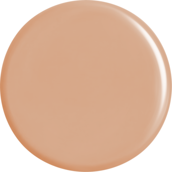 Próbka pastelowego lakieru Miss Sporty Pastel Garden, zbliżenie na gładką, lśniącą powierzchnię w kolorze brzoskwini.