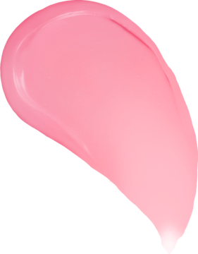 Miss Sporty Naturally Perfect PH Tint Balm, różowy błyszczący swatch, reagujący na pH, nawilża usta.