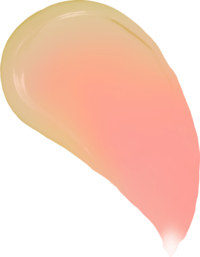 Miss Sporty Naturally Perfect PH Tint Balm. Rozmazana smuga kremowo-różowego, błyszczącego balsamu do ust pH.