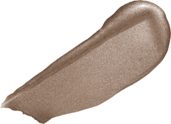 Smuga płynnego cienia Miss Sporty Frozen Diamonds w odcieniu taupe, z diamentowym połyskiem i mokrym blaskiem.